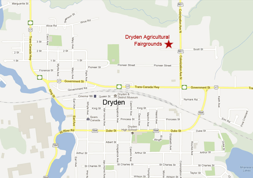 Dryden Map